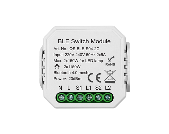 2 Gangs Bluetooth Switch Module