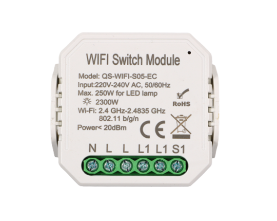 Wi-Fi Switch Module With Energy Monitor