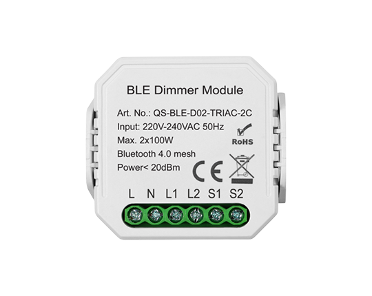 2 Gangs Bluetooth Dimmer Module