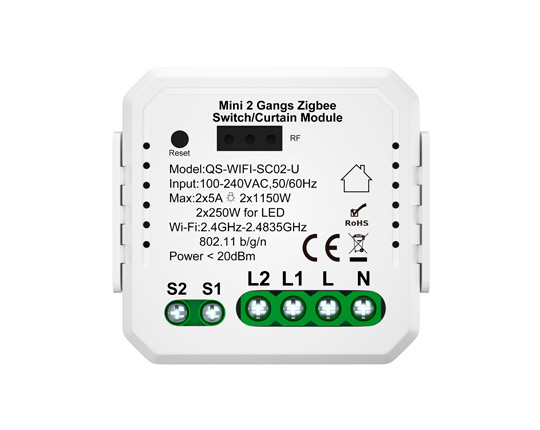 WiFi Curtain Switch Module with RF