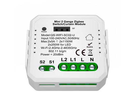 WiFi Curtain Switch Module with RF