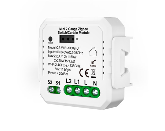 WiFi Curtain Switch Module with RF