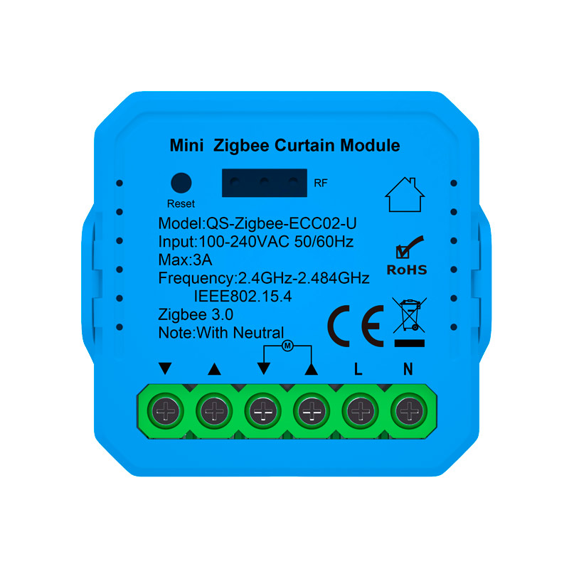 curtain switch module qs zigbee ecc02