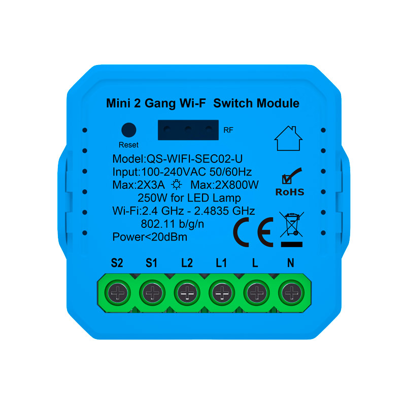 smart switch remote control qs wifi sec02
