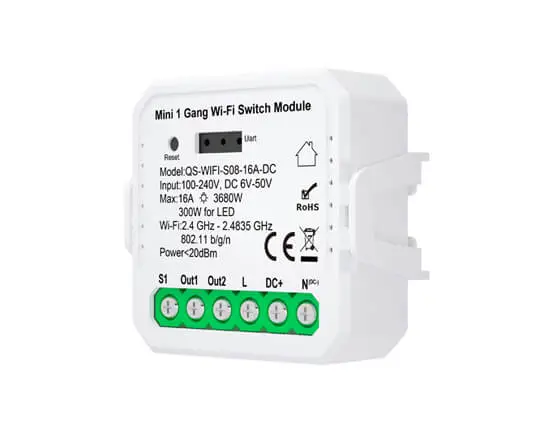 mini dry contact wi fi switch module